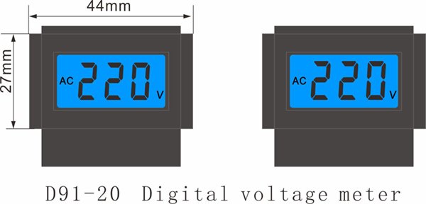 D91-20 voltmeter AC80-500V