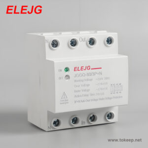 3 phase 4 wire over and under voltage protector JGGQ-80